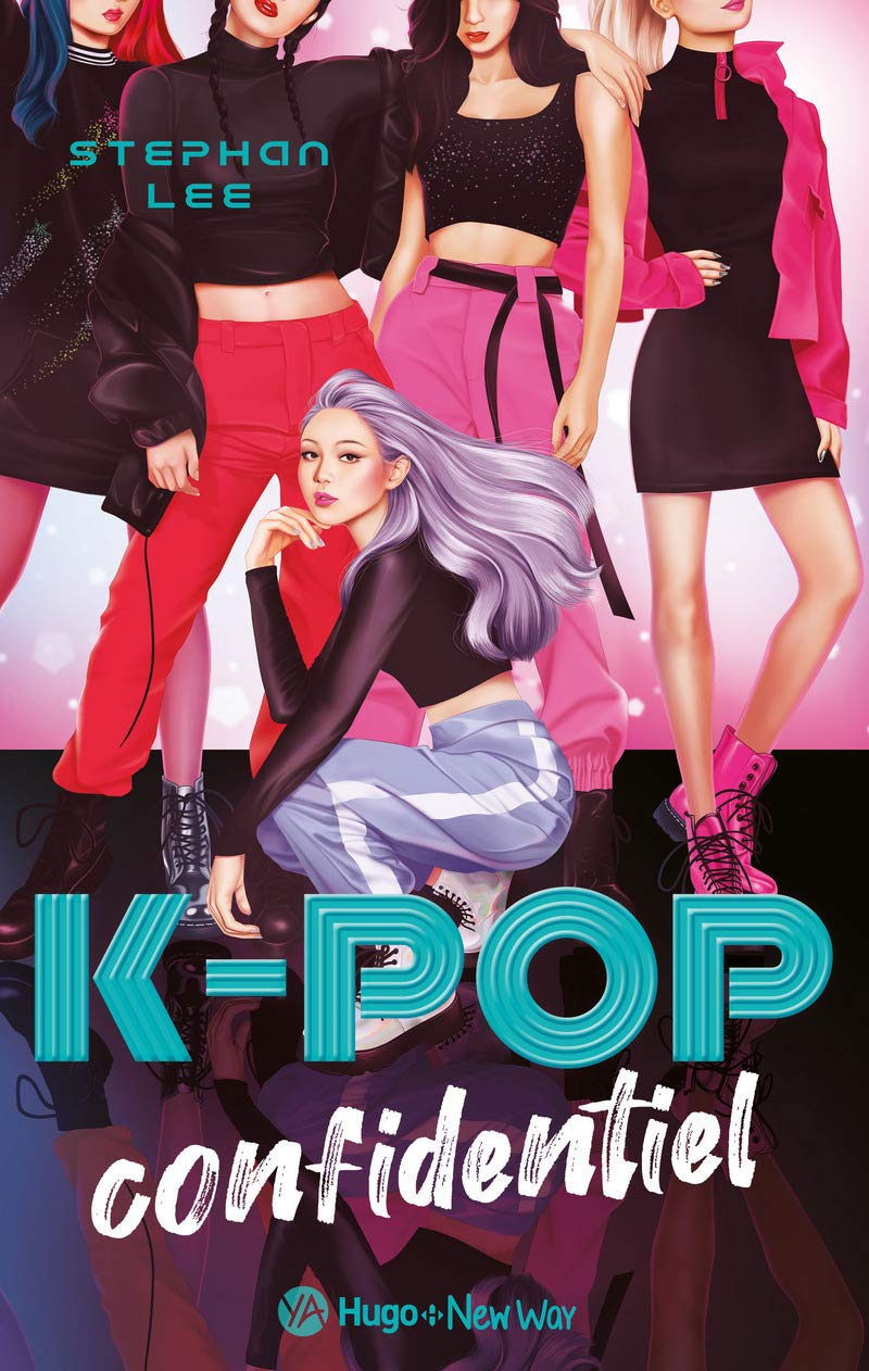 couvertures des quatre livres de kpop présentés