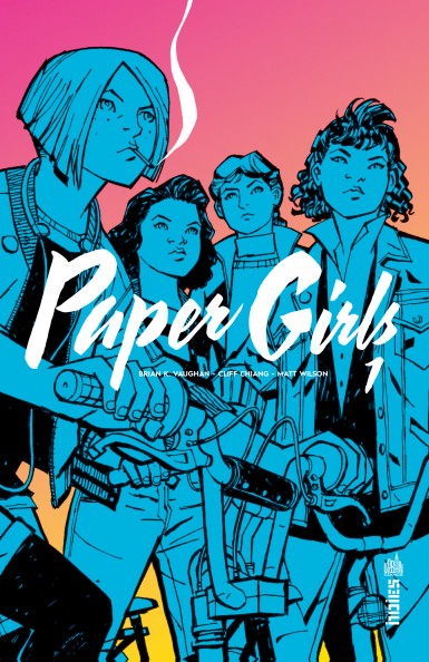 couvertures des tomes 1 à 6 de Paper Girls de Brian de K. Vaughan & Cliff Chiang