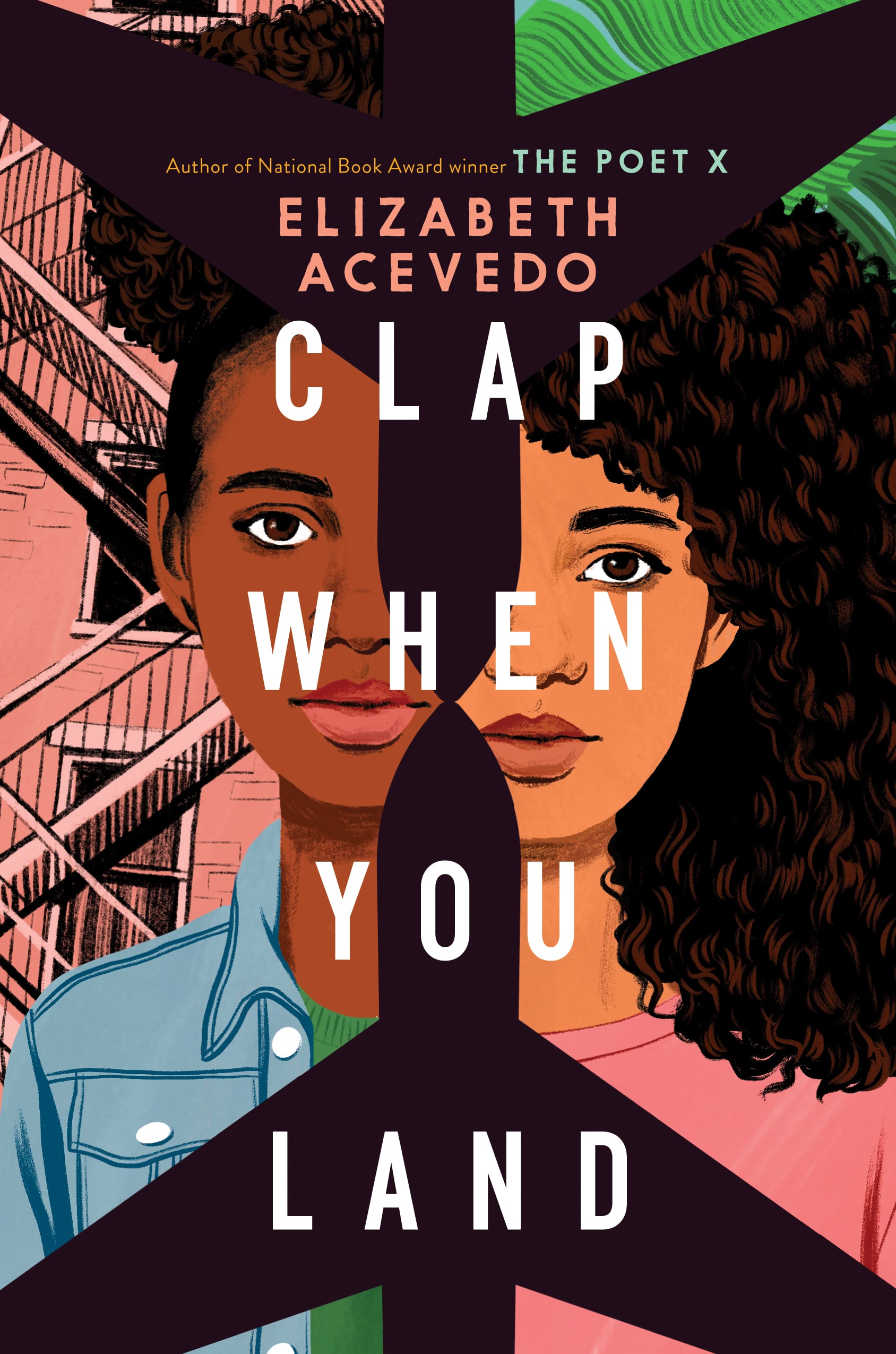 couverture de Clap when you Land de l’Eau d'Elizabeth Acevedo